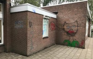 graffiti verwijderen van muur