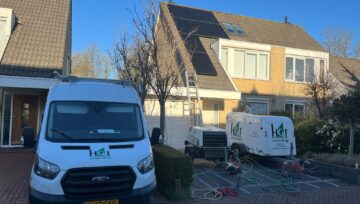 kleurverschil na renovatie gevels Amstelveen
